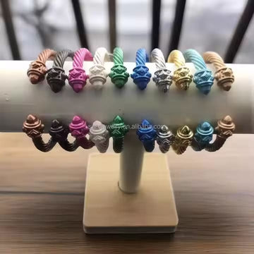 Bold Cable Bangle - 5MM Collection